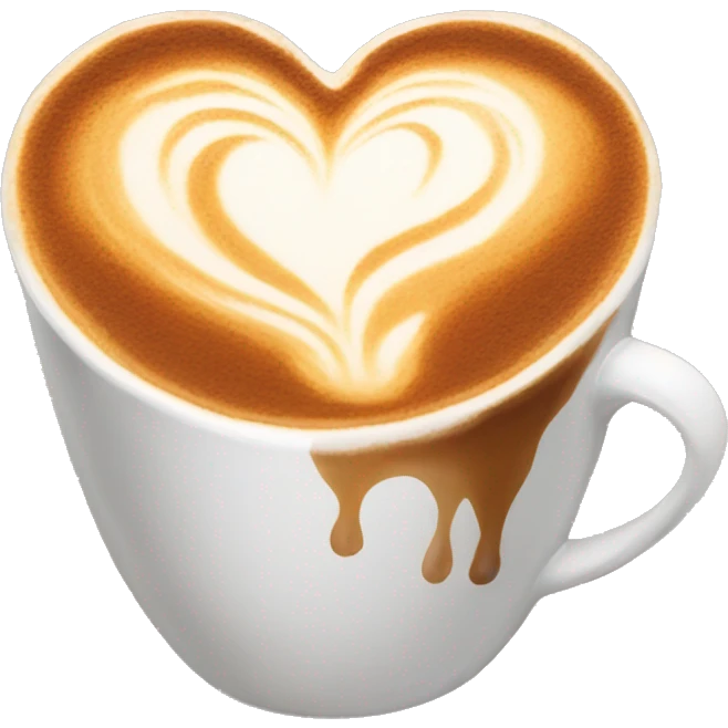 latte heart emoji