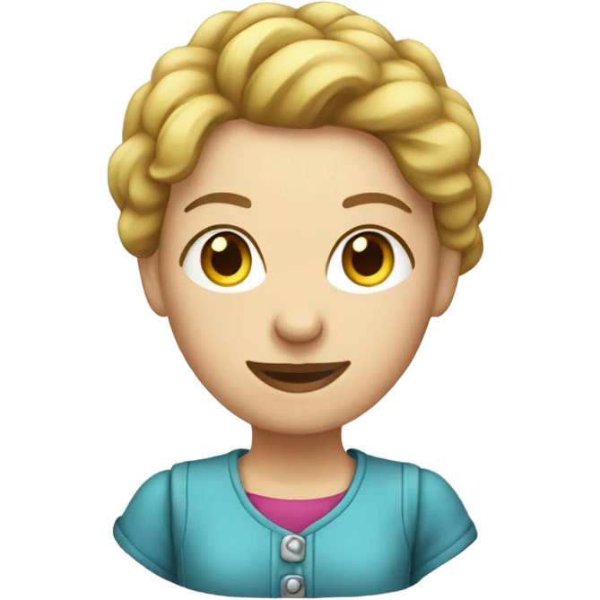Caucasian female balloon artist emoji