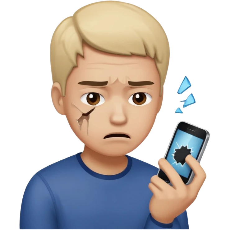 Monday left me broken meme emoji