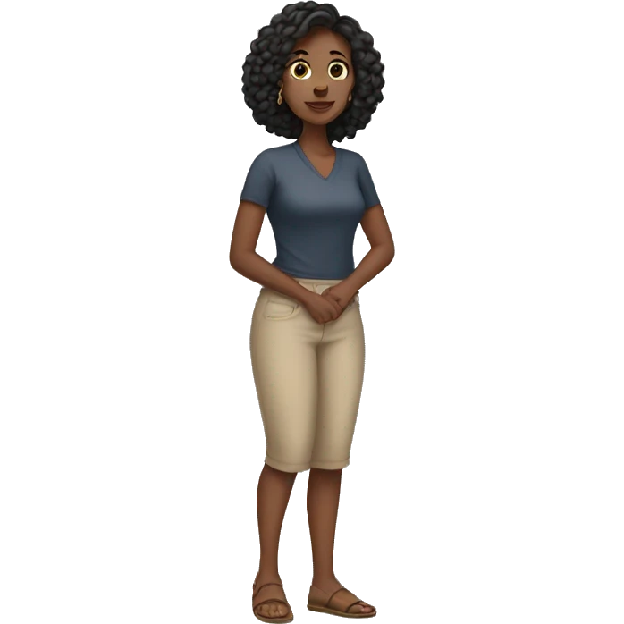 women cartoon full body  emoji