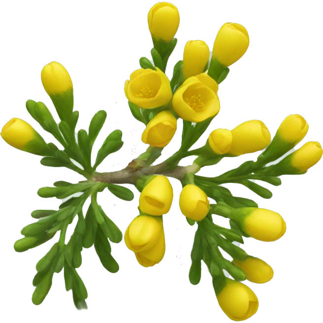 Acacia flower emoji