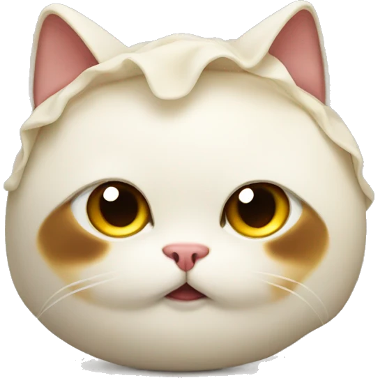 dumpling cat emoji