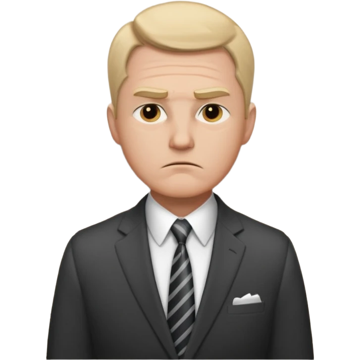 Mach mir einen Traurigen trader der and der wallstreet arbeitet emoji