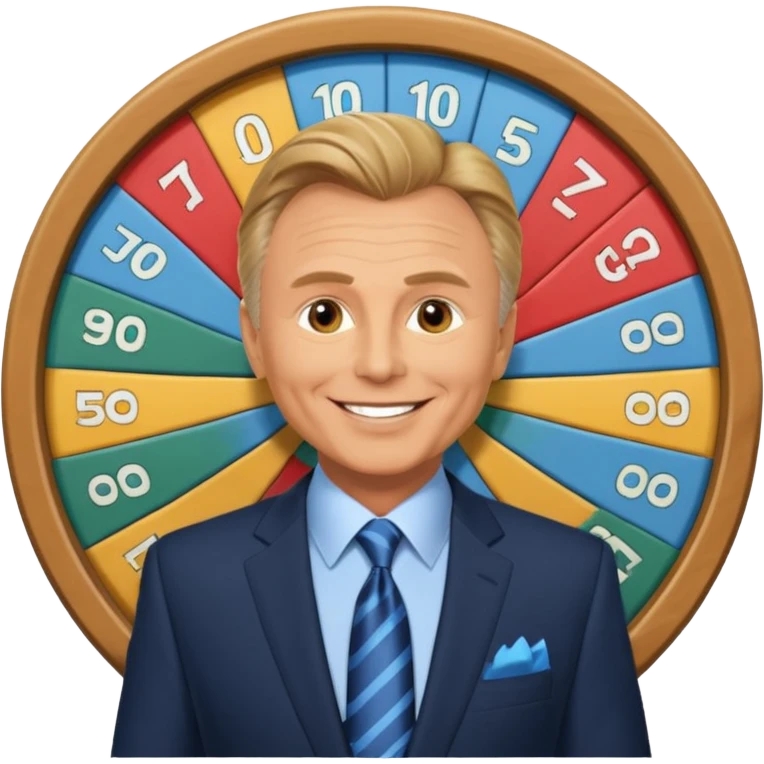 Wheel of Fotune tv pat sajak emoji