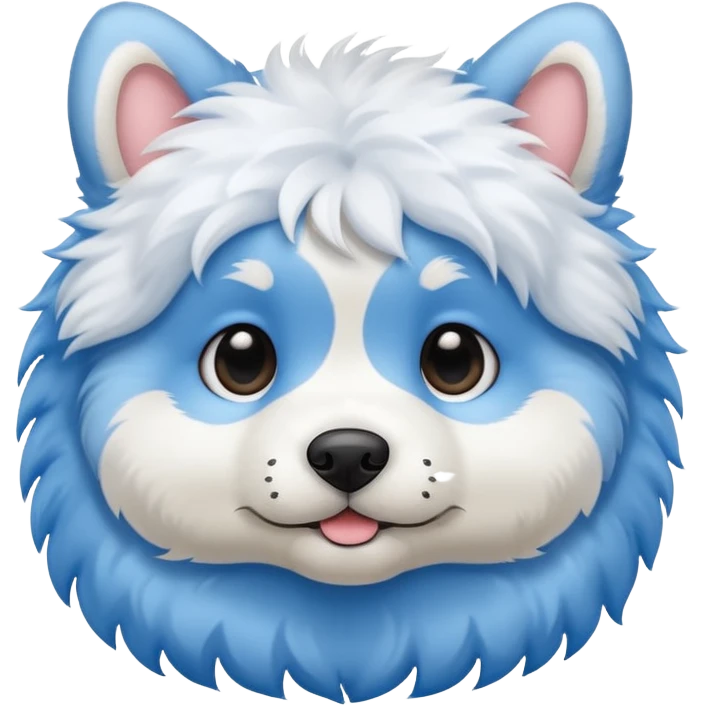 puppy dog blue emoji
