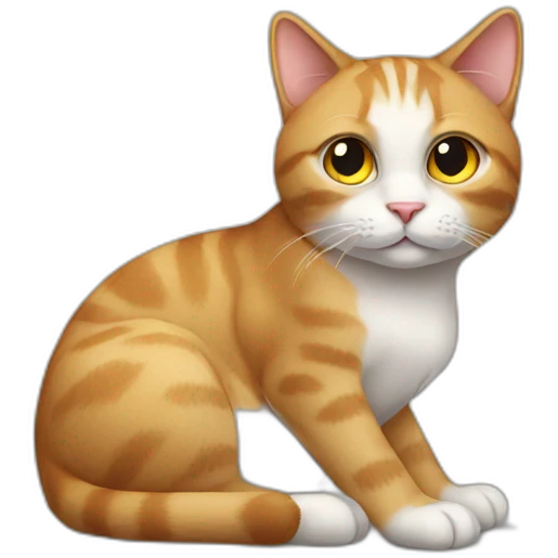 Cat sitting emoji