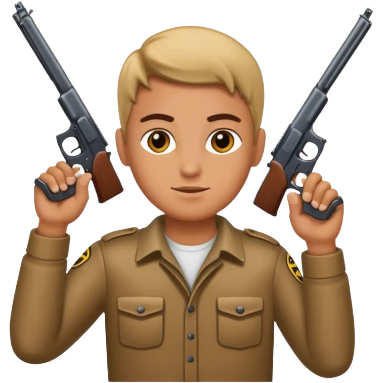 Guns up emoji