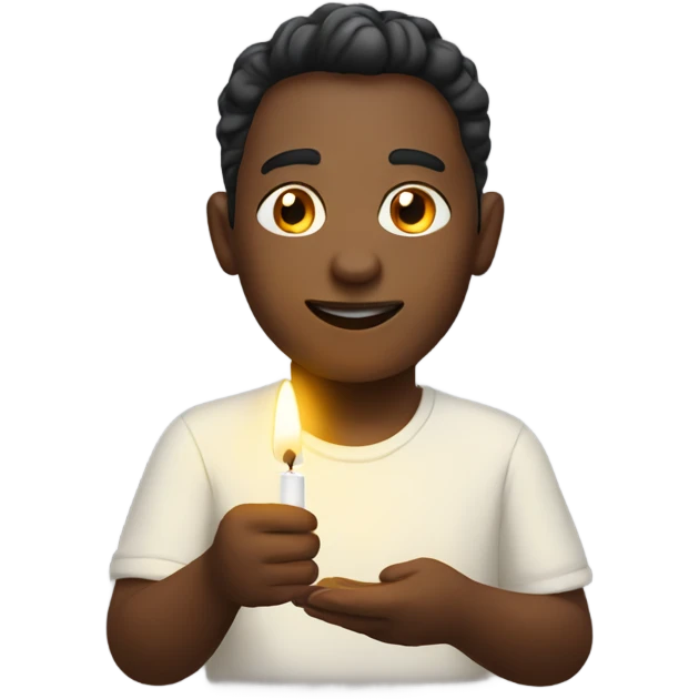 Lighting candle  emoji