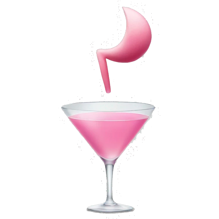 Pink martini emoji