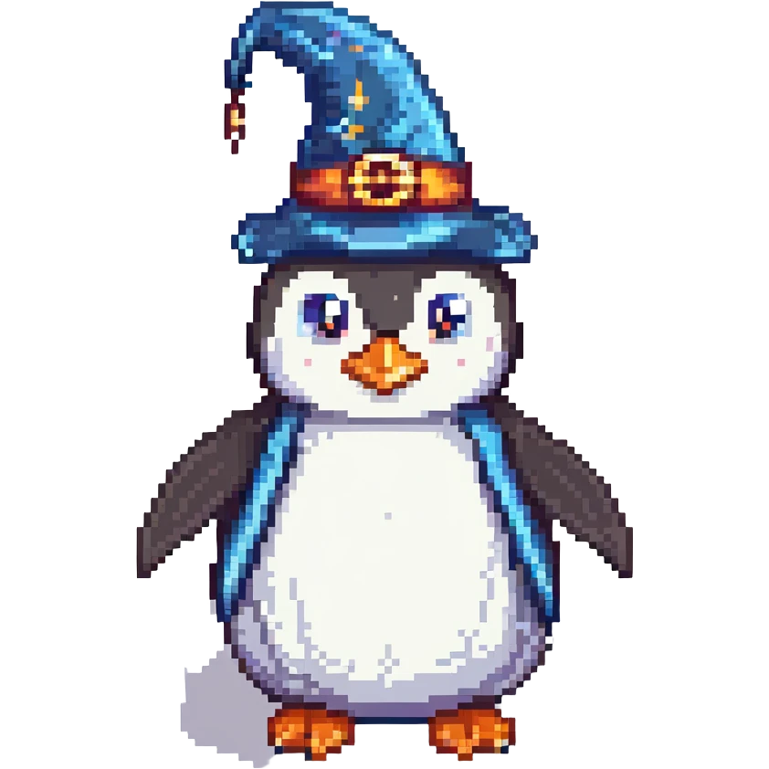penguin wizard emoji