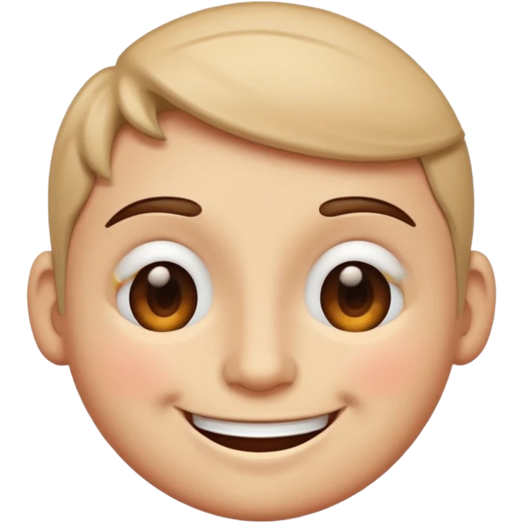 Squinting and smiling face emoji