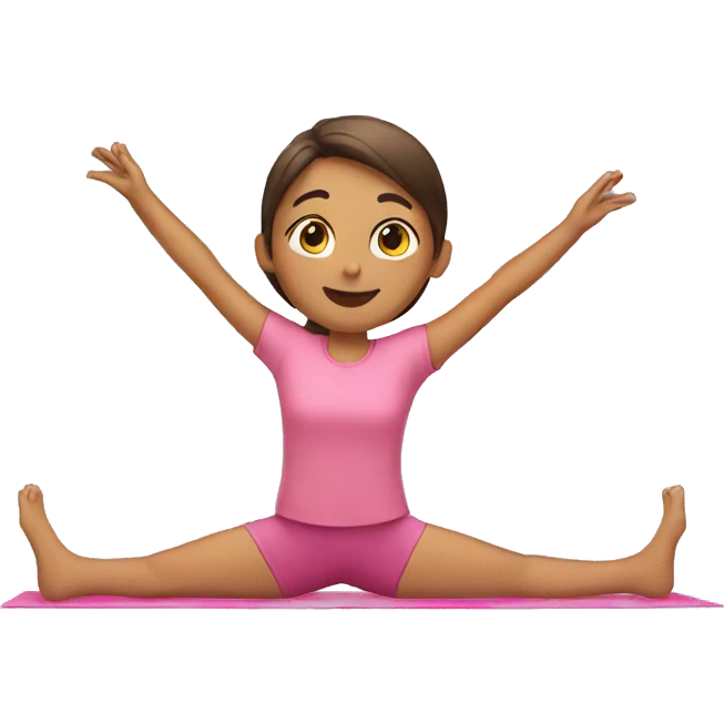 stretching emoji