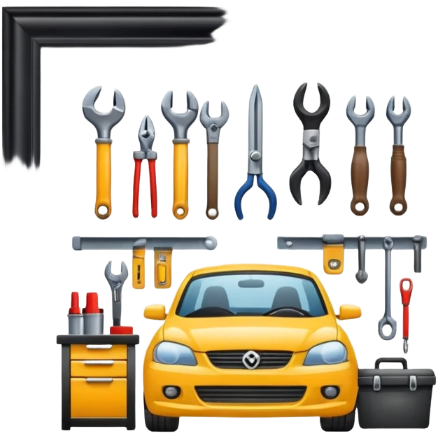 Automobile repair shop emoji