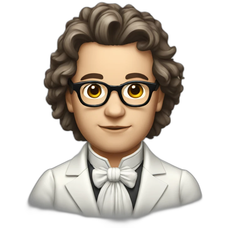 Young 2020 Beethoven with glasses emoji