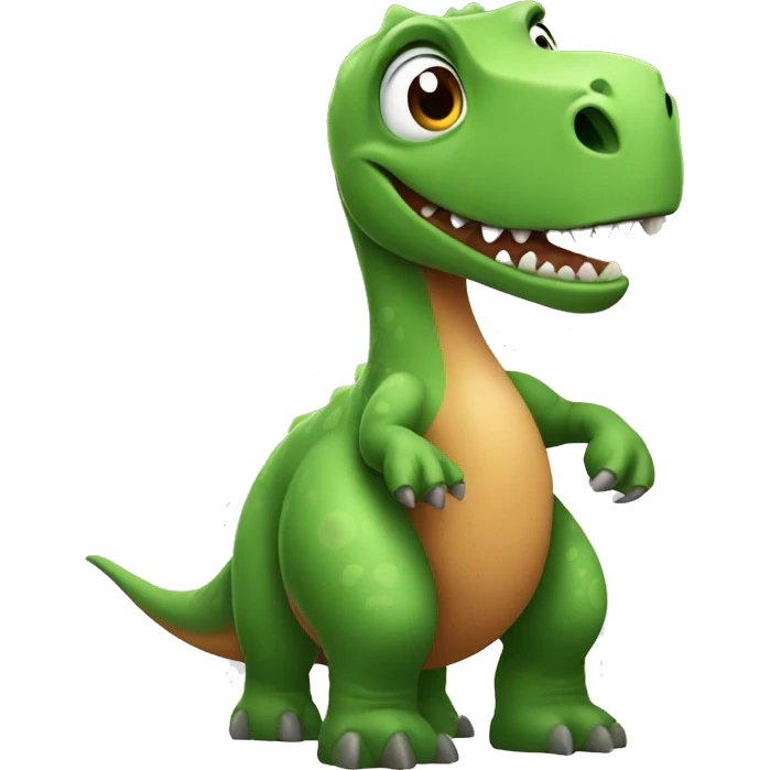 Dinosaur with big arms  emoji