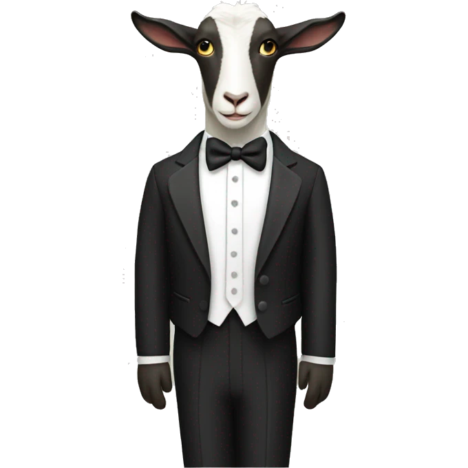 goat tuxedo emoji