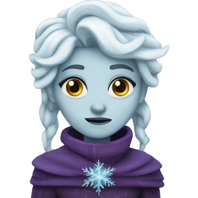 Frozen hypnotized moon  emoji