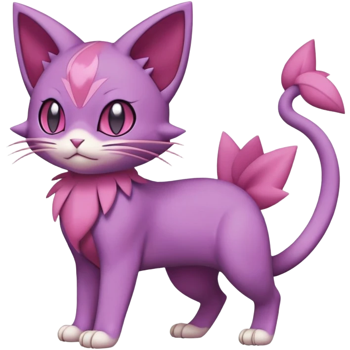Purrloin-Skitty-Pokémon-Fakémon-hybrid-creature (full body) emoji