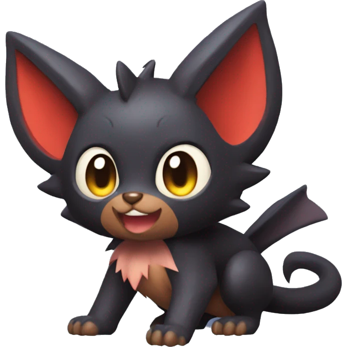 Bat-Litten-Zorua full body emoji
