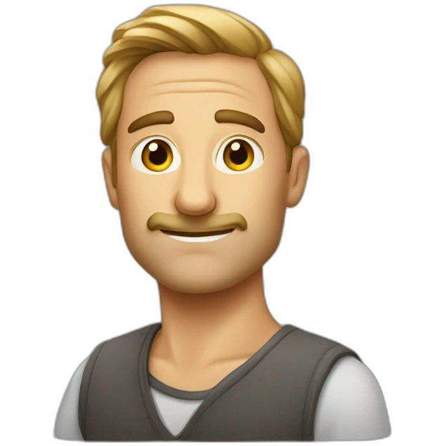 Mann mit grosser langer Nase emoji