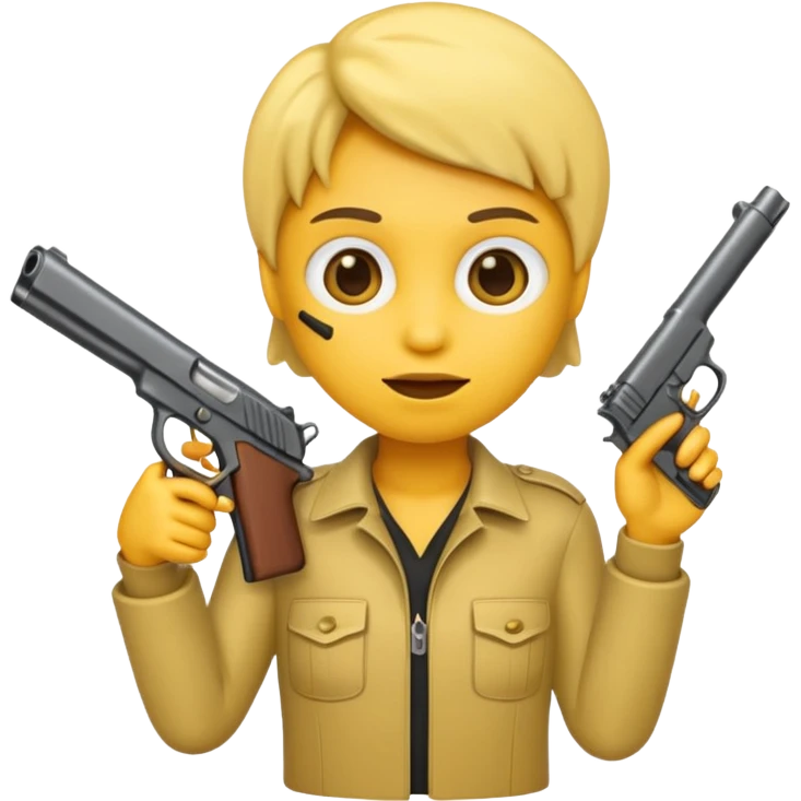 Emoji con arma emoji