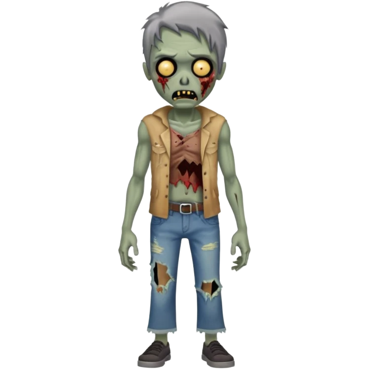 zombie half emoji