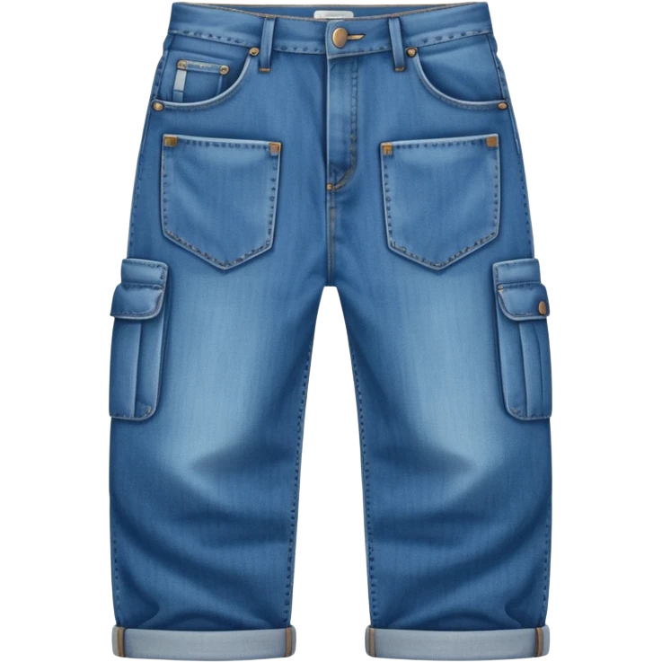 absurdly wide jeans with a dozen pockets emoji