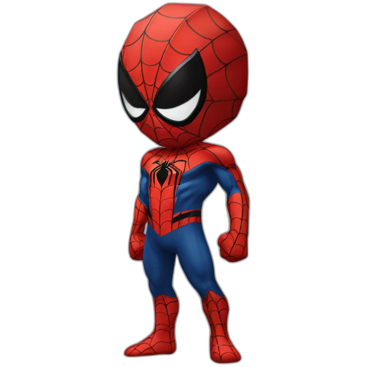 Spiderman balaceandose emoji