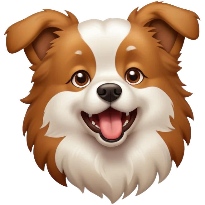 Dog barking  emoji