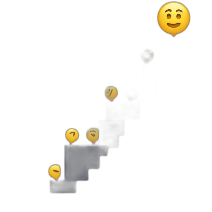 Line going up and down  emoji