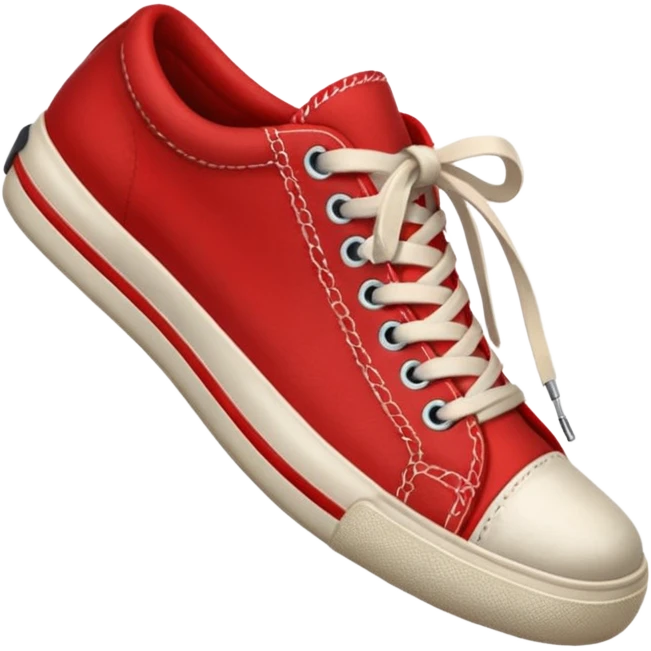 Red sneakers emoji