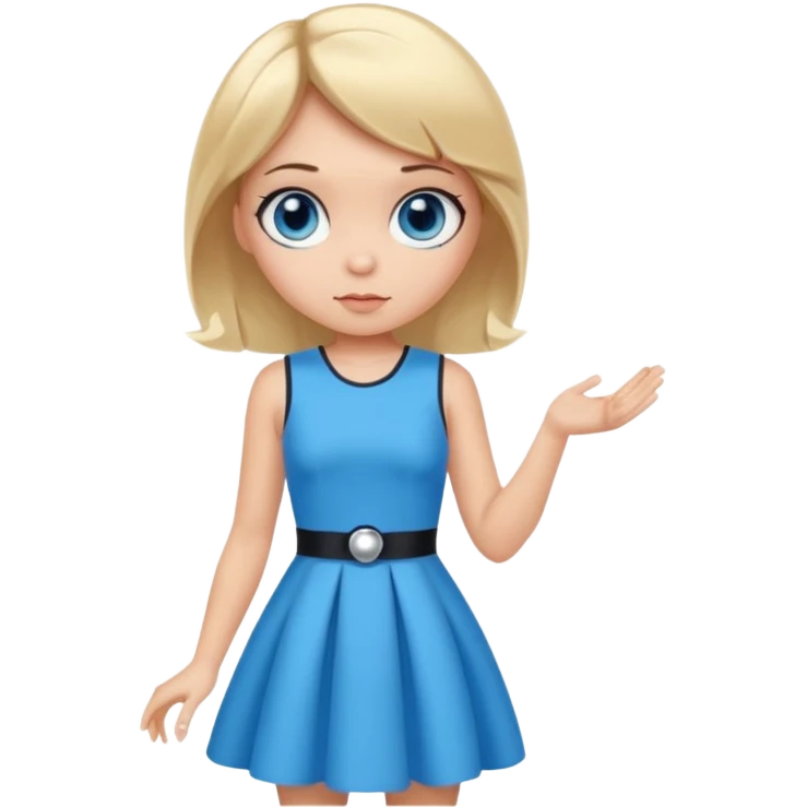 Bubbles Powerpuff Girls emoji