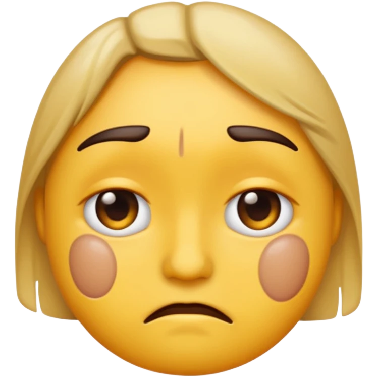sad emoji with bruise under eye
no i would like skmilar to smiling face holding up tearsnot tears just bruise emoji