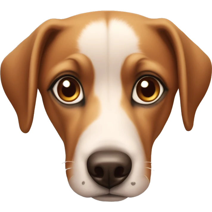 Chien avec coeur dans les yeux  emoji