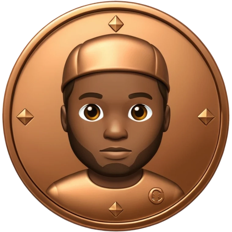 50 cent as  coin emoji
