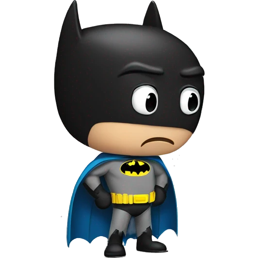 Batman shrugging  emoji