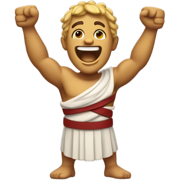Brutus cheering emoji