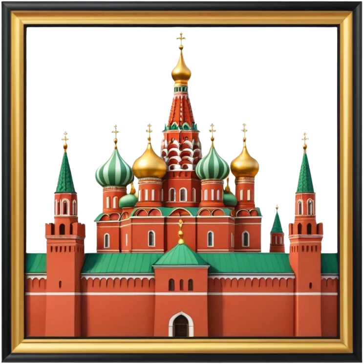 Kremlin. Moscow emoji