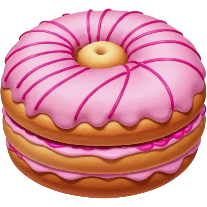 pink pan concha dulce emoji