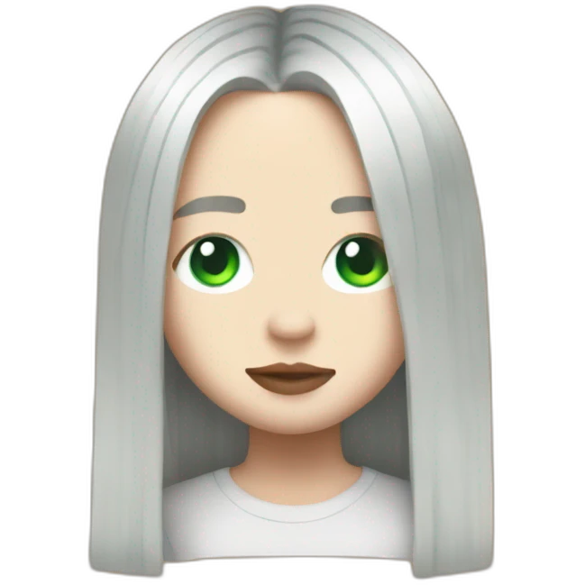 Billie Eilish on the stage emoji