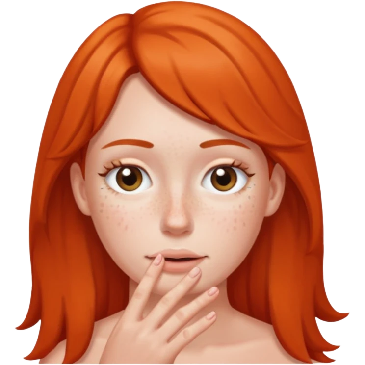 vagina and fingers emoji