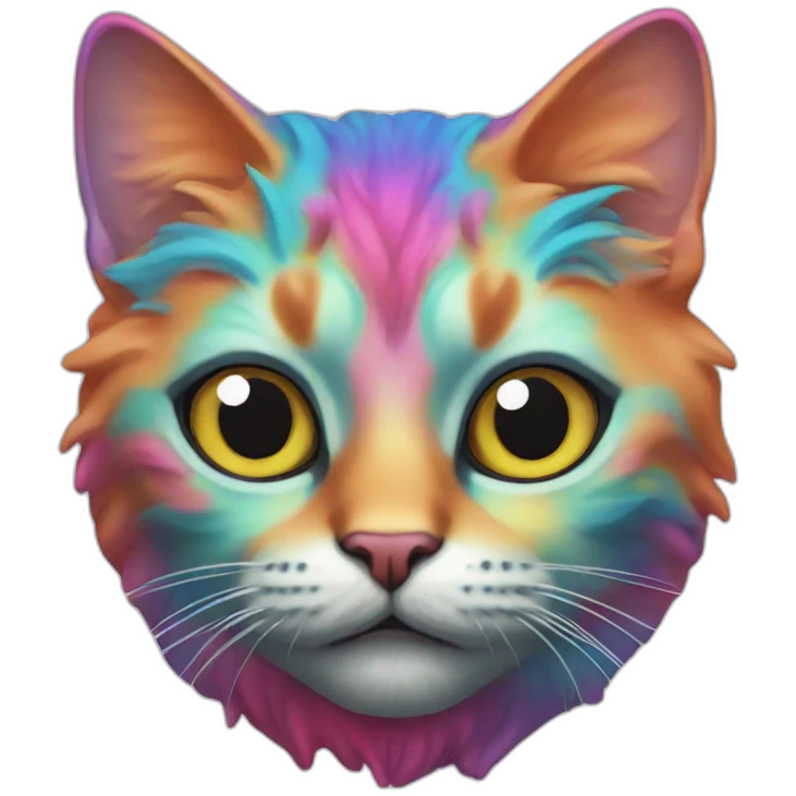 lsd cat emoji