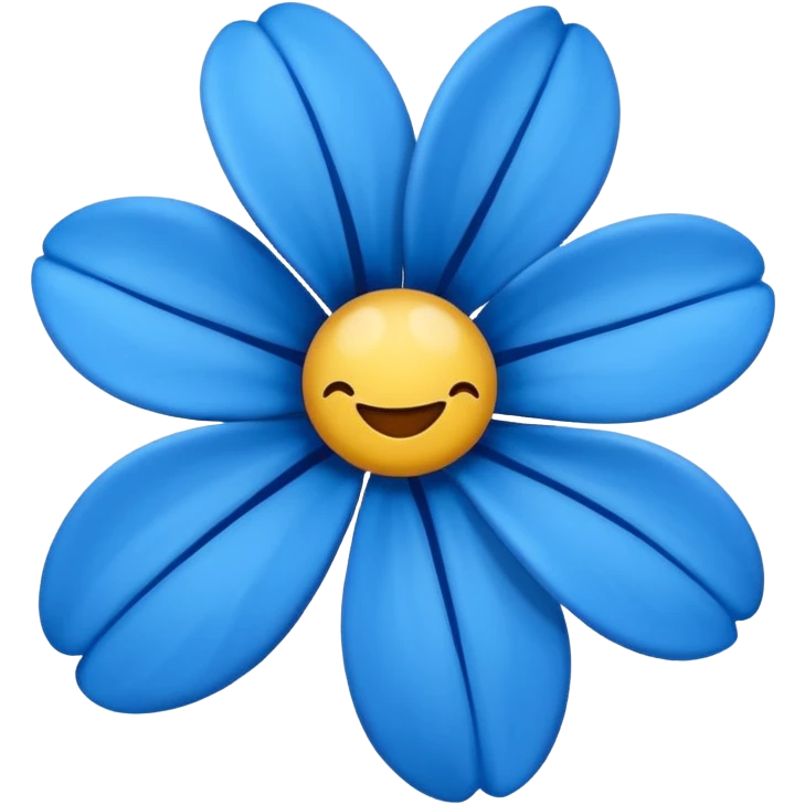 Faça uma Flor rosa azul   emoji