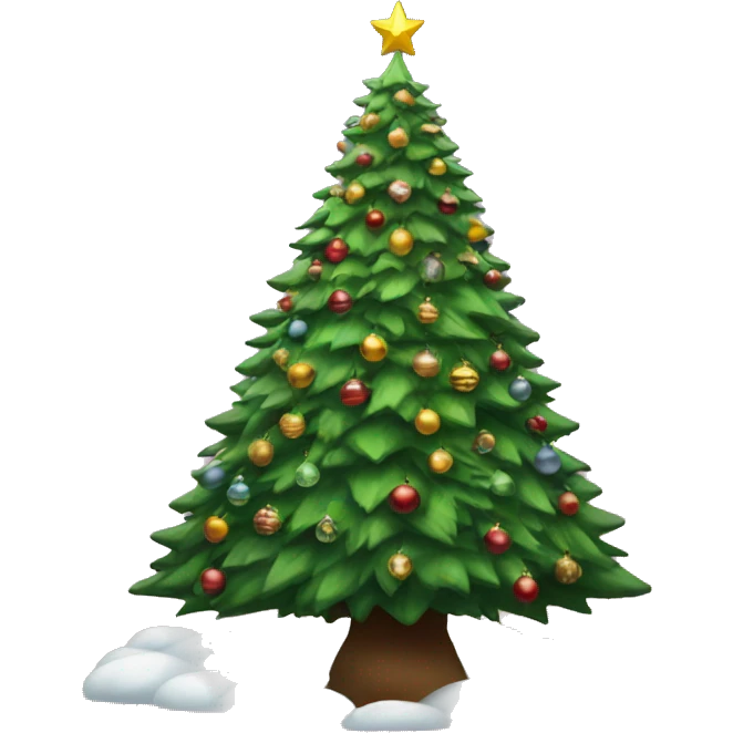 Massive Christmas tree emoji