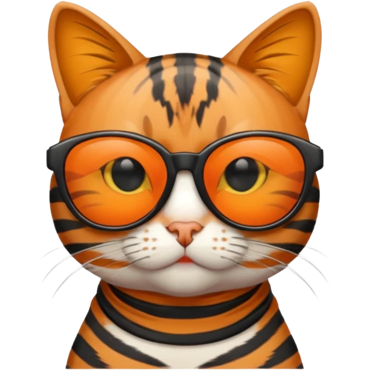 Cat wearing sunglasses emoji