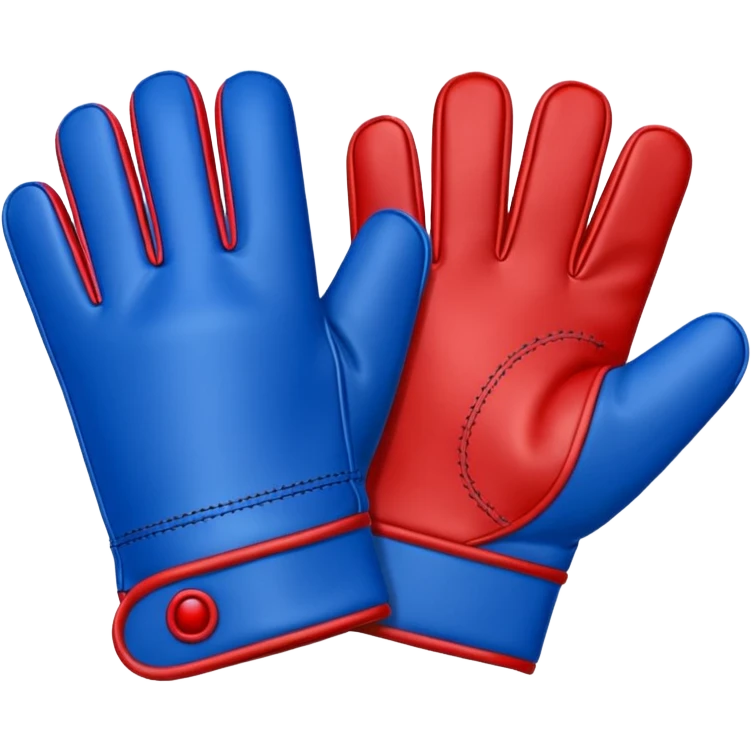 number onde glove hand  nfl blue (#00A3E0) and red (#F9423A) emoji