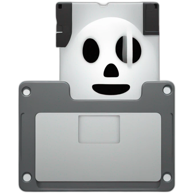 Floppy Disk ghost emoji
