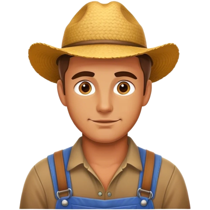 HANDSOME farmer emoji