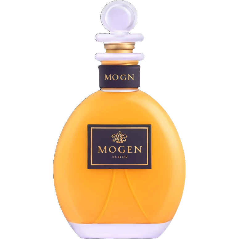 Elegant perfume bottle with "Imogen" printed on the label emoji