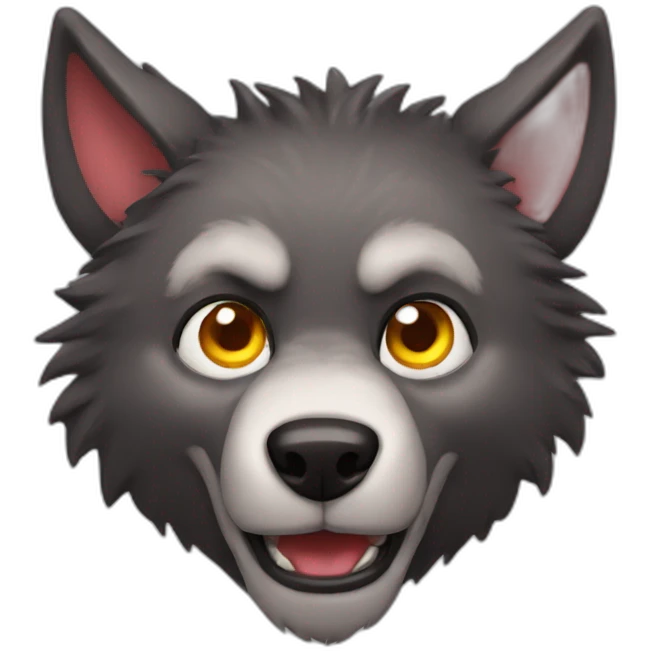 Werewolf with heart eyes emoji